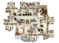 Apartments in Cochin first floor Plan